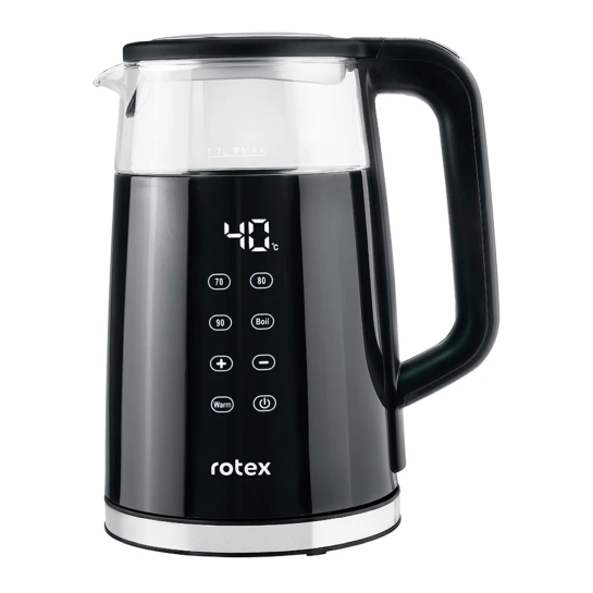 Електрочайник Rotex RKT86-GB Smart - ціна, характеристики, відгуки, розстрочка, фото 1