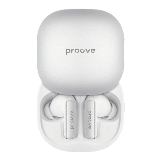 Бездротові навушники Proove NoLimit TWS with Hybrid ANC (APP) White/Silver
