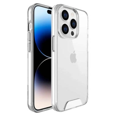 Чехол Space TPU Metal Buttons Case for iPhone 14 Pro Clear - цена, характеристики, отзывы, рассрочка, фото 1
