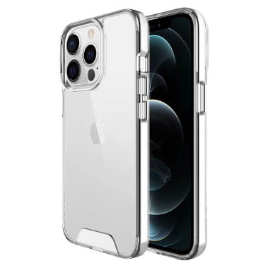 Чехол Space TPU Metal Buttons Case for iPhone 14 Pro Max Clear - цена, характеристики, отзывы, рассрочка, фото 1