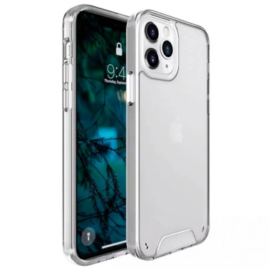 Чехол Space TPU Metal Buttons Case for iPhone 13 Pro Max Clear - цена, характеристики, отзывы, рассрочка, фото 1