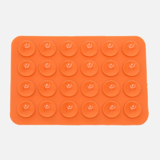 Тримач-присоска для телефону Velcro Orange - ціна, характеристики, відгуки, розстрочка, фото 1