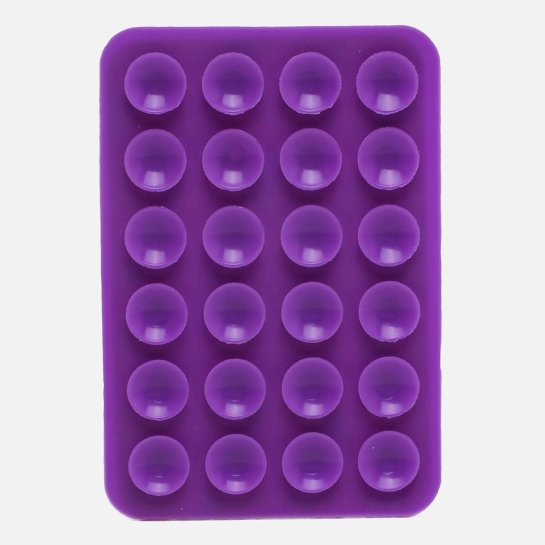 Тримач-присоска для телефона Velcro Purple - ціна, характеристики, відгуки, розстрочка, фото 1