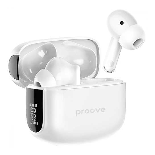 Бездротові навушники Proove Tempo TWS with ANC (APP) White