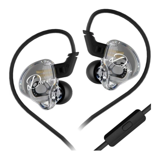 Дротові навушники Knowledge Zenith Dawn Black Mic