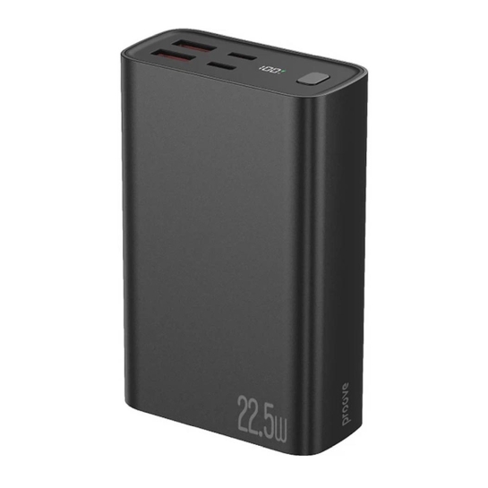 Внешний аккумулятор Proove Hyper Flux Plus 22.5W 20000mAh Black - цена, характеристики, отзывы, рассрочка, фото 1