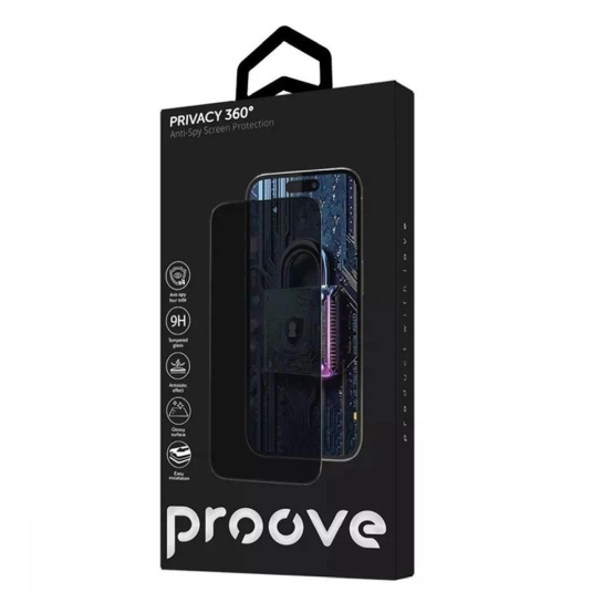 Захисне скло Proove Privacy 360 Installation Box iPhone 17 Pro - ціна, характеристики, відгуки, розстрочка, фото 1
