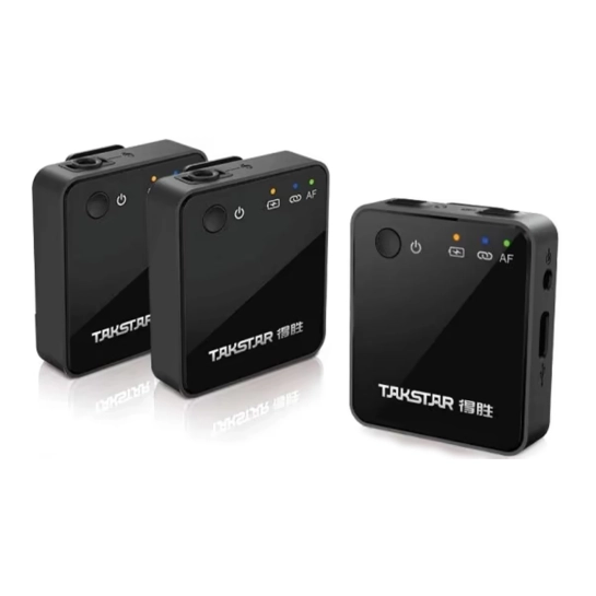 Мікрофонна радіосистема Takstar V1 Dual Wireless Video Microphone for Apple