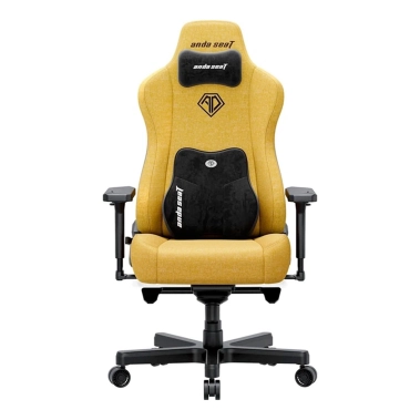 Ігрове крісло Anda Seat Kaiser 3E XL Bright Yellow Fabric - цена, характеристики, отзывы, рассрочка, фото 1