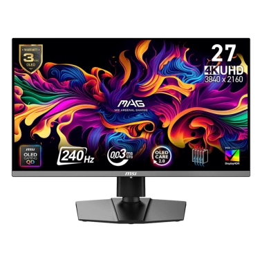 Монітор MSI MAG 272UP QD-OLED X24 - цена, характеристики, отзывы, рассрочка, фото 1