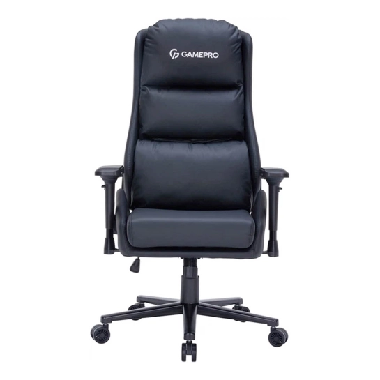 Ігрове крісло GamePro GC695B Black PVC
