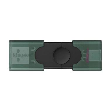 Флеш память Kingston USB 3.2/Type-C 256 GB DataTraveler Duo Green (DTDEG2/256GB) - цена, характеристики, отзывы, рассрочка, фото 1