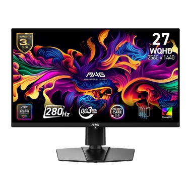 Монитор MSI MAG 271QP QD-OLED X28 - цена, характеристики, отзывы, рассрочка, фото 1
