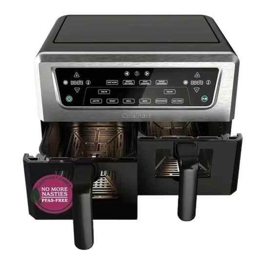 Мультипіч із двома відсіками Cuisinart AIR-TWIN 10.4L (AFD10XSSE)