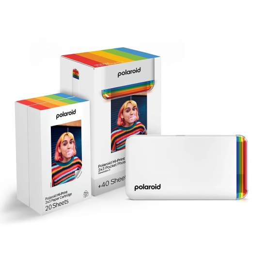Фотопринтер Polaroid HiPrint Gen 2 2x3 Pocket Photo Printer Everything Box - White