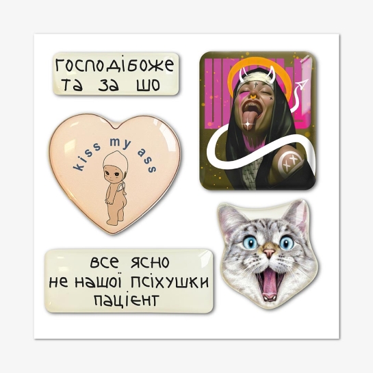 Стикерпак Pump Kiss My Ass - цена, характеристики, отзывы, рассрочка, фото 1