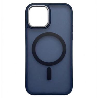 Чохол Pump Matte Case with MagSafe for iPhone 12/12 Pro Midnight Blue - цена, характеристики, отзывы, рассрочка, фото 1