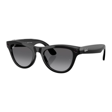 Смарт-очки Ray-Ban Meta Skyler Gen 2 - Shiny Black Frame with Gradient Graphite Lenses (RW4014 601/T3 52-20) - цена, характеристики, отзывы, рассрочка, фото 1