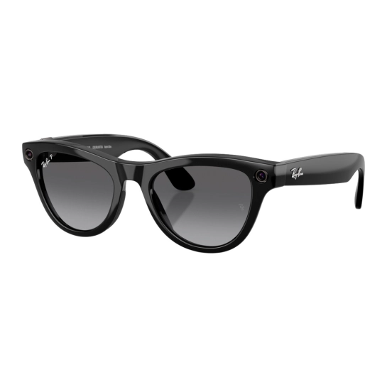 Смарт-очки Ray-Ban Meta Skyler Gen 2 - Shiny Black Frame with Gradient Graphite Lenses (RW4014 601/T3 52-20)