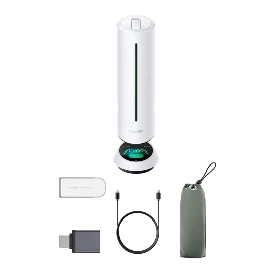 Розумний мікрофон із ШІ Insta360 Wave Graphite Arctic White