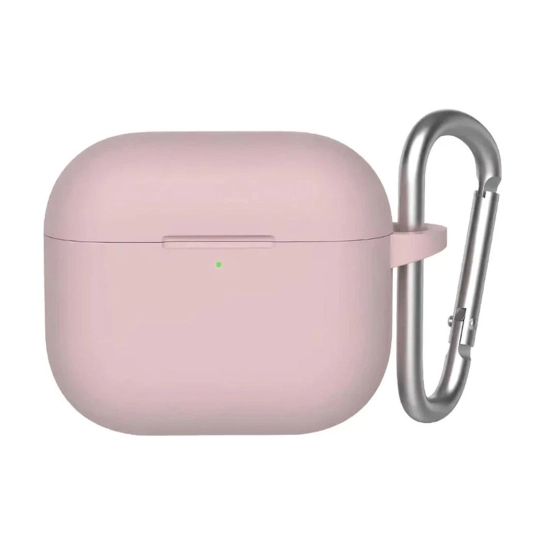 Чехол Blueo Liquid Silicone Case for Apple AirPods 4 with Carbine Pink