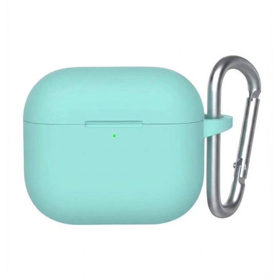 Чехол Blueo Liquid Silicone Case for Apple AirPods 4 with Carbine Sea Blue