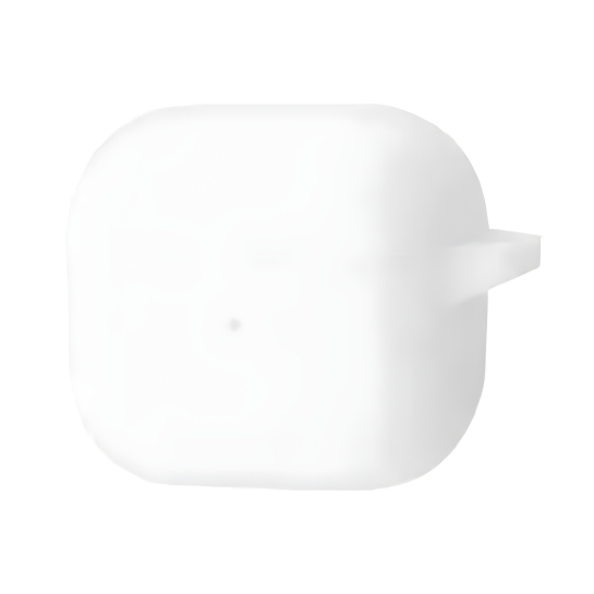 Чохол Silicone Case NEW for AirPods 4 with Carbine White - ціна, характеристики, відгуки, розстрочка, фото 1