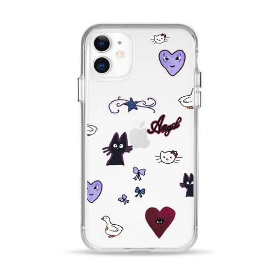 Чехол Pump Clear Case for iPhone 11 AngelKitty