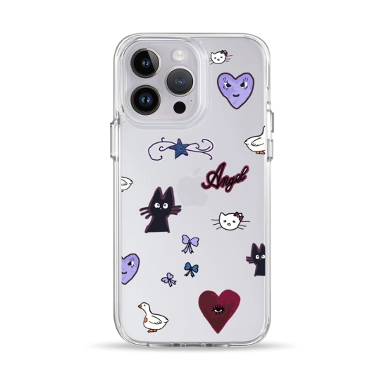 Чохол Pump Clear Case for iPhone 14 Pro AngelKitty