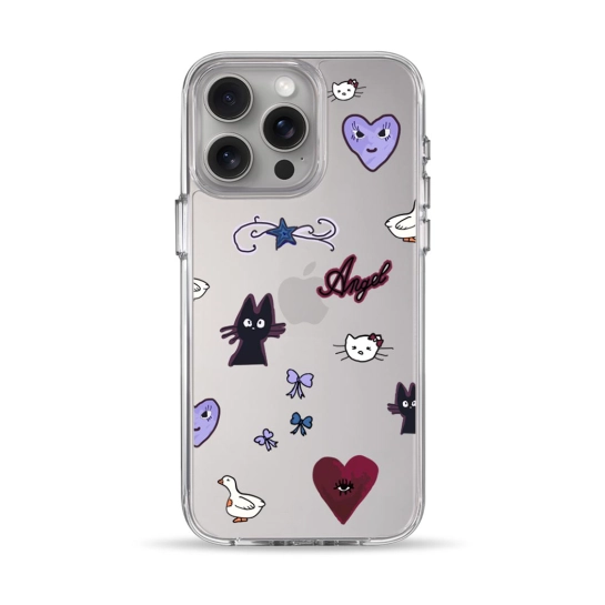 Чехол Pump Clear Case for iPhone 15 Pro Max AngelKitty