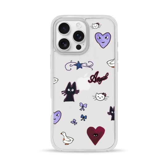 Чохол Pump Clear Case for iPhone 16 Pro AngelKitty