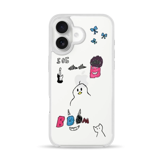 Чехол Pump Clear Case for iPhone 16 Boom
