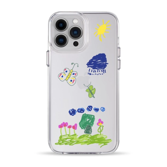 Чехол Pump Clear Case for iPhone 13 Pro Max Butterfly