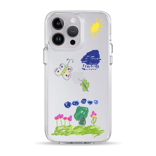 Чехол Pump Clear Case for iPhone 14 Pro Butterfly