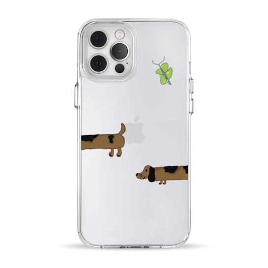 Чехол Pump Clear Case for iPhone 12 Pro Max Longdog