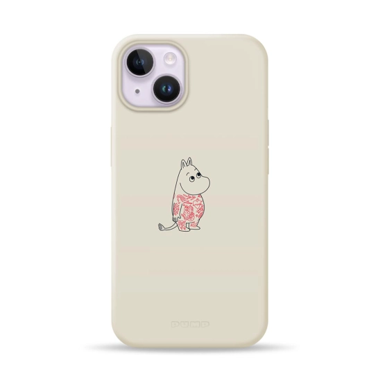 Чохол Pump Silicone Minimalistic Case with MagSafe for iPhone 14 Moomintroll