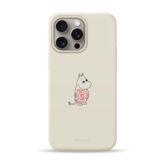 Чехол Pump Silicone Minimalistic Case with MagSafe for iPhone 15 Pro Max Moomintroll - цена, характеристики, отзывы, рассрочка, фото 1
