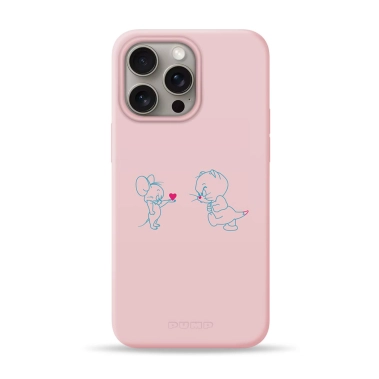 Чехол Pump Silicone Minimalistic Case with MagSafe for iPhone 16 Pro Max Tom and Jerry - цена, характеристики, отзывы, рассрочка, фото 1