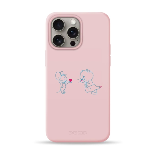 Чехол Pump Silicone Minimalistic Case with MagSafe for iPhone 16 Pro Max Tom and Jerry - цена, характеристики, отзывы, рассрочка, фото 1