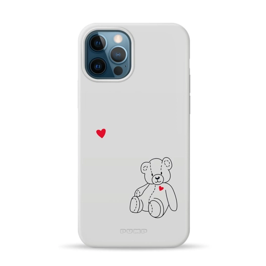 Чехол Pump Silicone Minimalistic Case with MagSafe for iPhone 12/12 Pro Teddy Bear