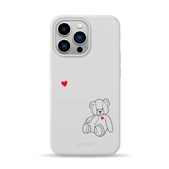 Чехол Pump Silicone Minimalistic Case with MagSafe for iPhone 13 Pro Teddy Bear