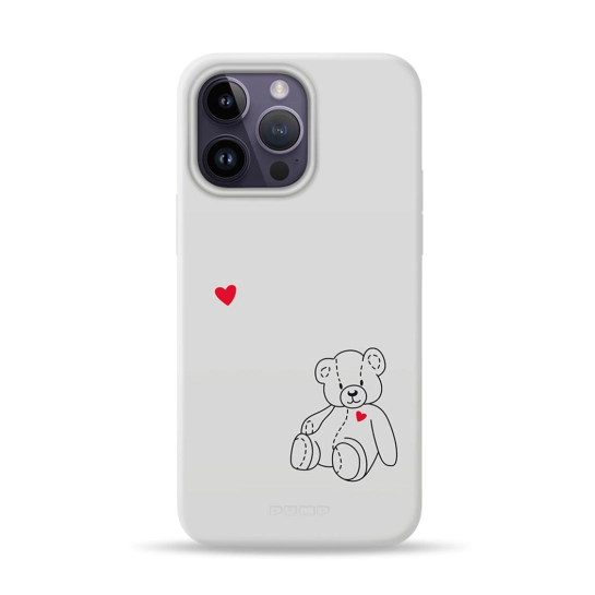 Чехол Pump Silicone Minimalistic Case with MagSafe for iPhone 14 Pro Max Teddy Bear