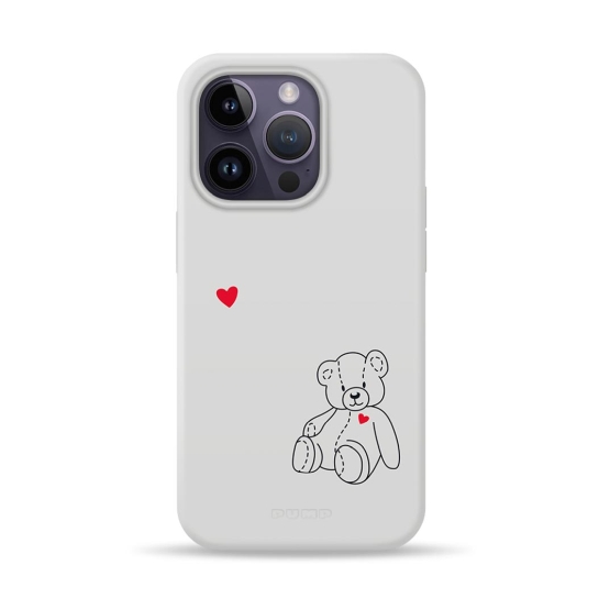 Чехол Pump Silicone Minimalistic Case with MagSafe for iPhone 14 Pro Teddy Bear - цена, характеристики, отзывы, рассрочка, фото 1