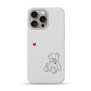 Чохол Pump Silicone Minimalistic Case with MagSafe for iPhone 16 Pro Max Teddy Bear - цена, характеристики, отзывы, рассрочка, фото 1