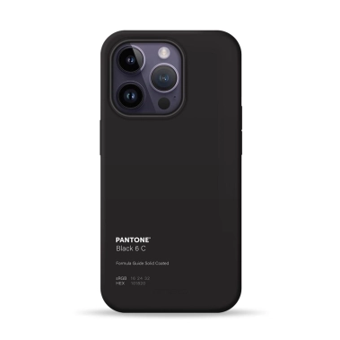 Чехол Pump Silicone Minimalistic Case with MagSafe for iPhone 14 Pro Pantone Black - цена, характеристики, отзывы, рассрочка, фото 1