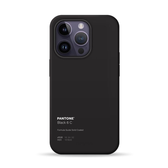 Чохол Pump Silicone Minimalistic Case with MagSafe for iPhone 14 Pro Pantone Black - ціна, характеристики, відгуки, розстрочка, фото 1
