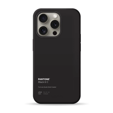 Чохол Pump Silicone Minimalistic Case with MagSafe for iPhone 15 Pro Pantone Black - цена, характеристики, отзывы, рассрочка, фото 1