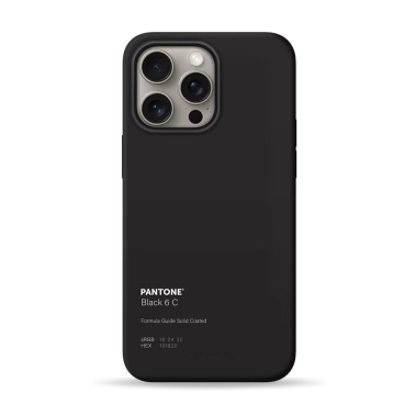 Чехол Pump Silicone Minimalistic Case with MagSafe for iPhone 16 Pro Max Pantone Black - цена, характеристики, отзывы, рассрочка, фото 1