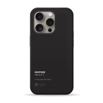 Чохол Pump Silicone Minimalistic Case with MagSafe for iPhone 16 Pro Pantone Black