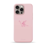 Чохол Pump Silicone Minimalistic Case with MagSafe for iPhone 15 Pro Max Dino Butterfly